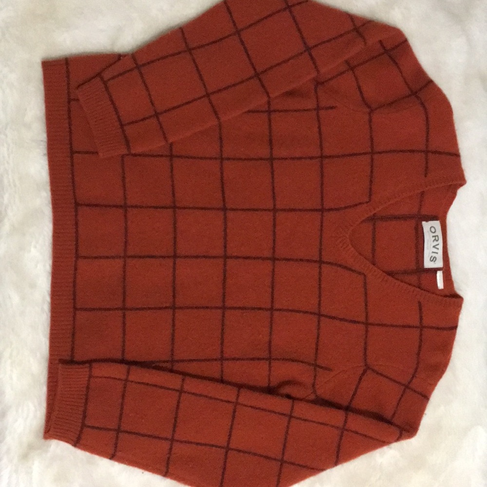 ORVIS women’s v-neck wool sweater